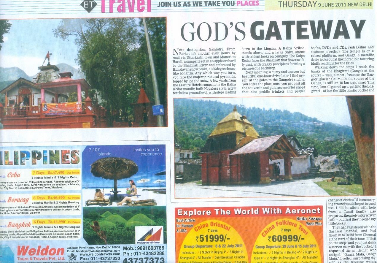 The Haveli Hari Ganga Hotel, Haridwar Haridwar Media Coverage 2 of The Haveli Hari Ganga Hotel Haridwar