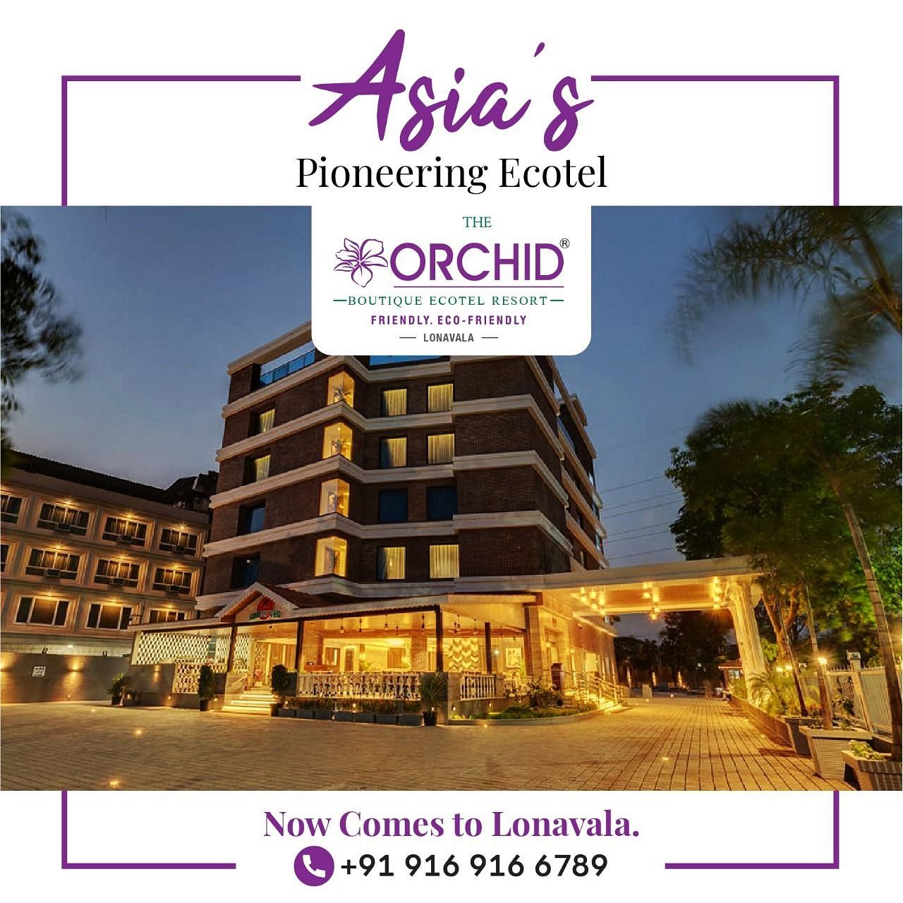 Facade of The Orchid Boutique Ecotel Resort 1