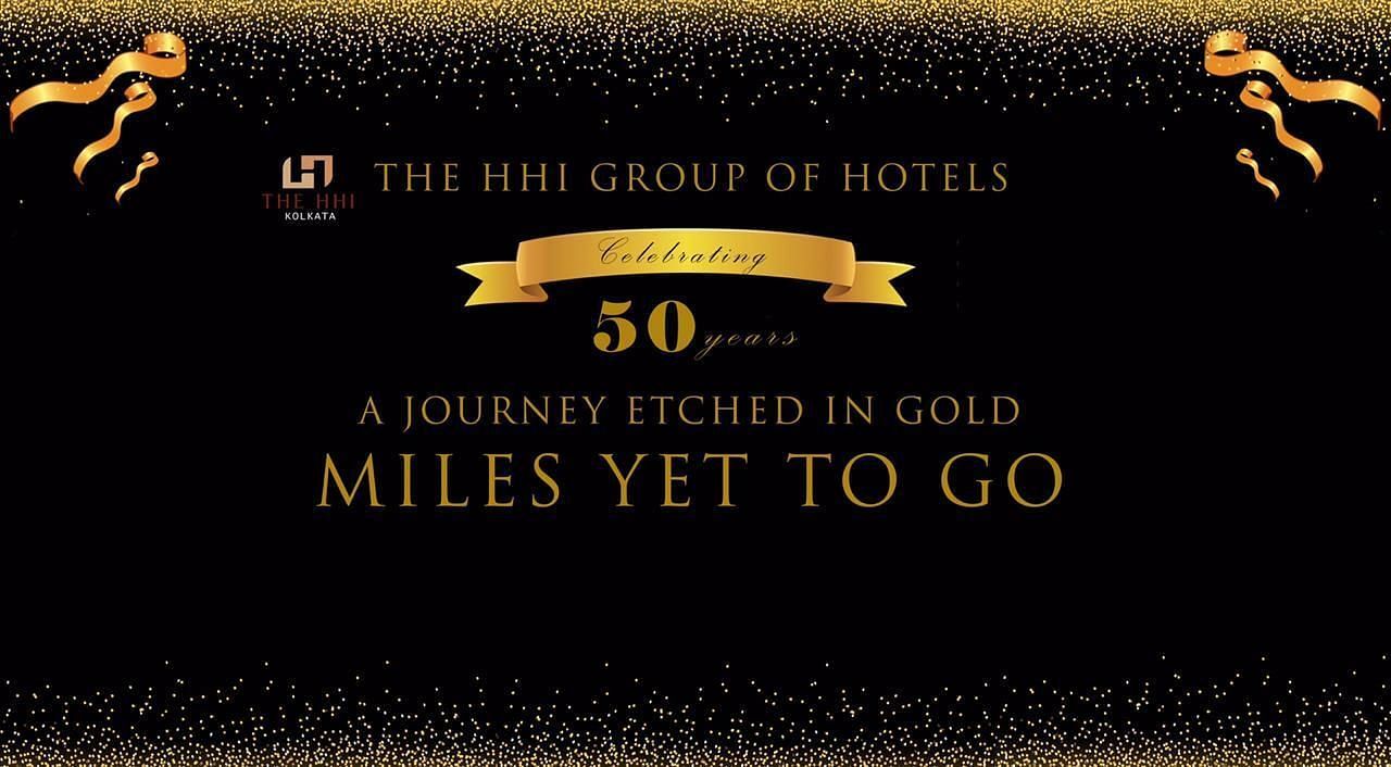 50 YEARS HHI LOGO, HHI Kolkata, Luxury hotel in Kolkata