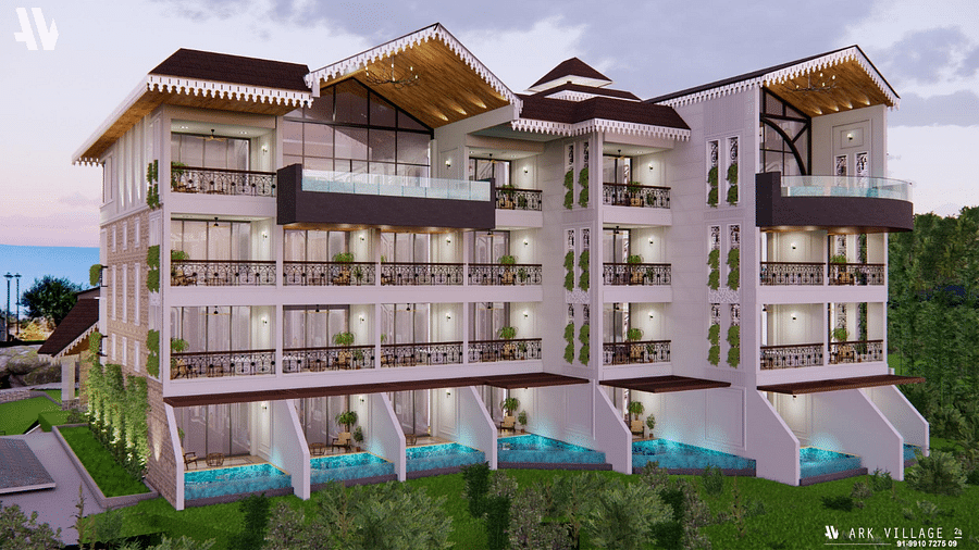 alt-text Facade image of Seven Sister Fall View Room with Plunge Pool at Polo Orchid Resort, Cherrapunji