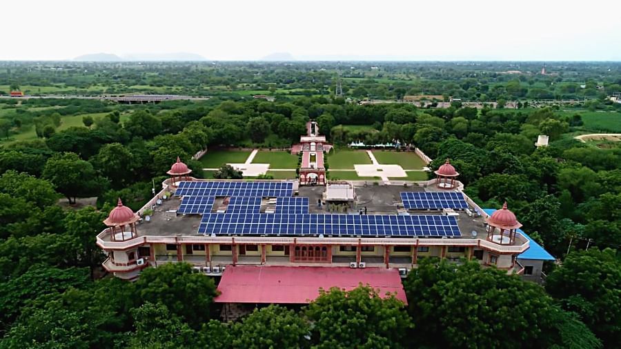 Solar panels at Umaid Palace