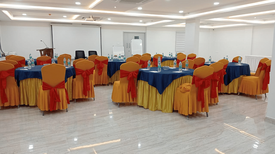 Banquet hall at Hotel La Premier