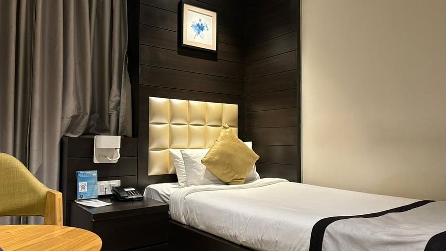 a view of a single bed of Colony Single bed room at Wonder country club resort