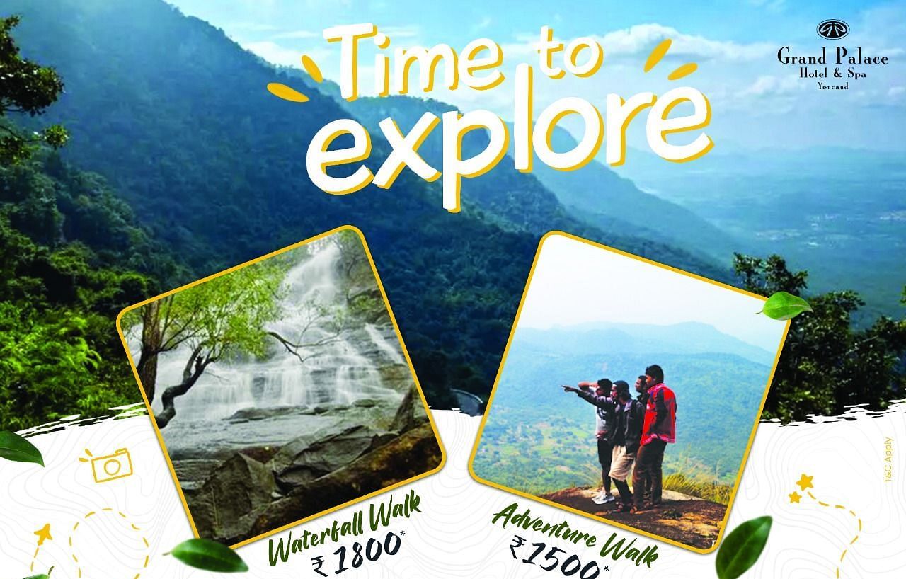 Creative for Explore Offer at Grand Palace, Yercaud