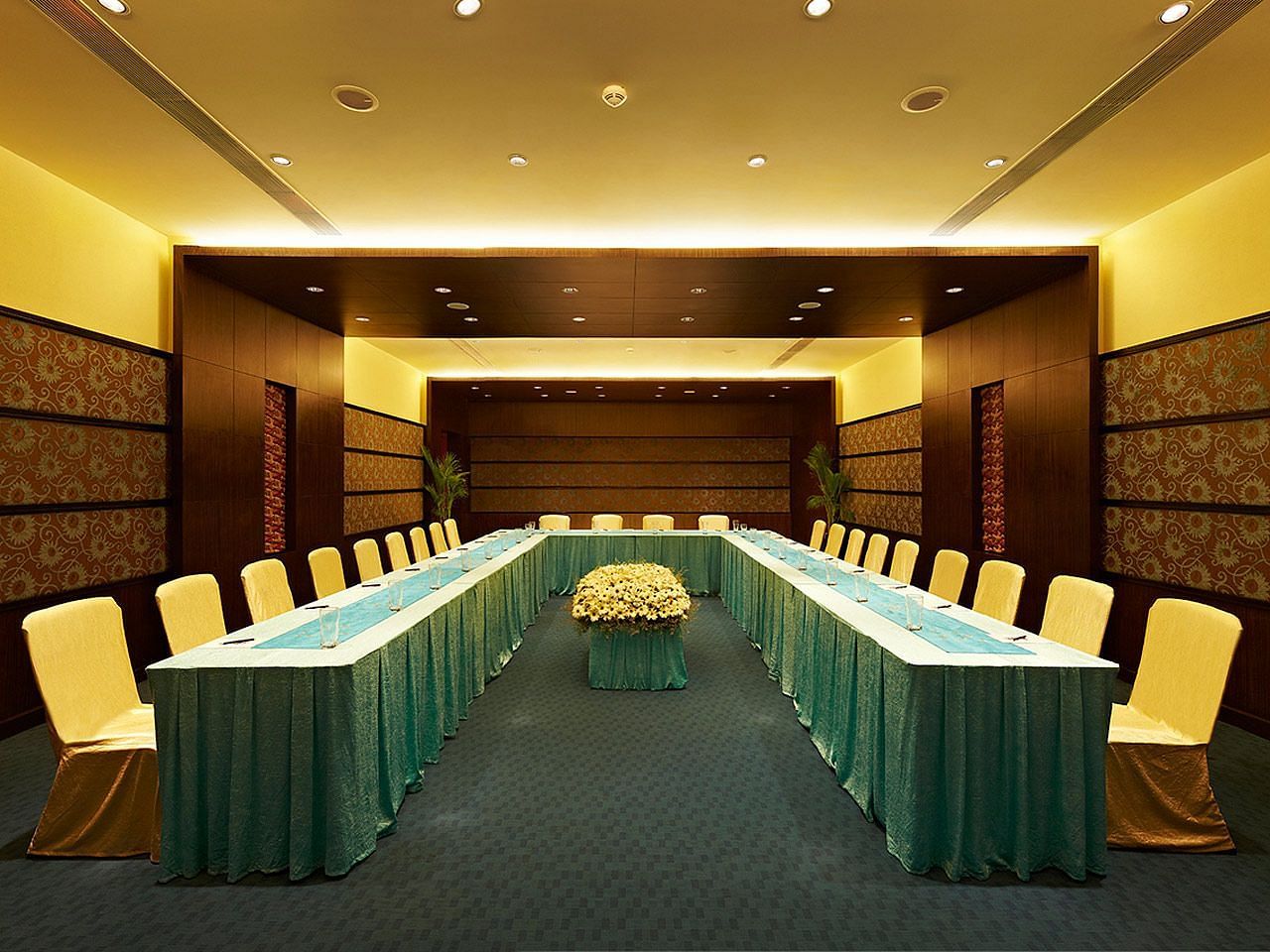 Big well lit meetings room at GRT Hotel