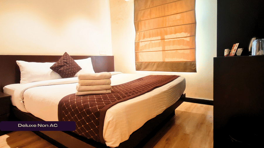 Deluxe Non Ac Room with beautiful ambience and cosy bed