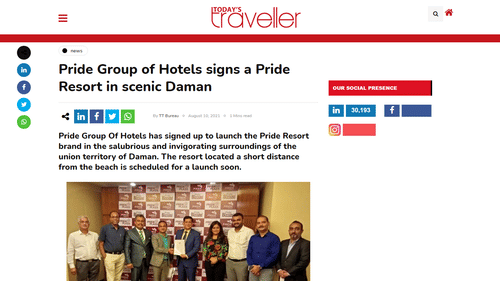 Pride-Group-of-Hotels-signs-a-Pride-Resort-in-scenic-Daman-Today s-Traveller-Travel-Tourism-News-Hotel-Holidays