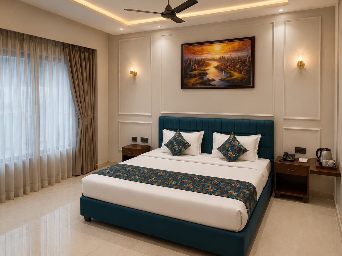 Deluxe Room with Private Balcony at Signum Resort, Bandhavgarh