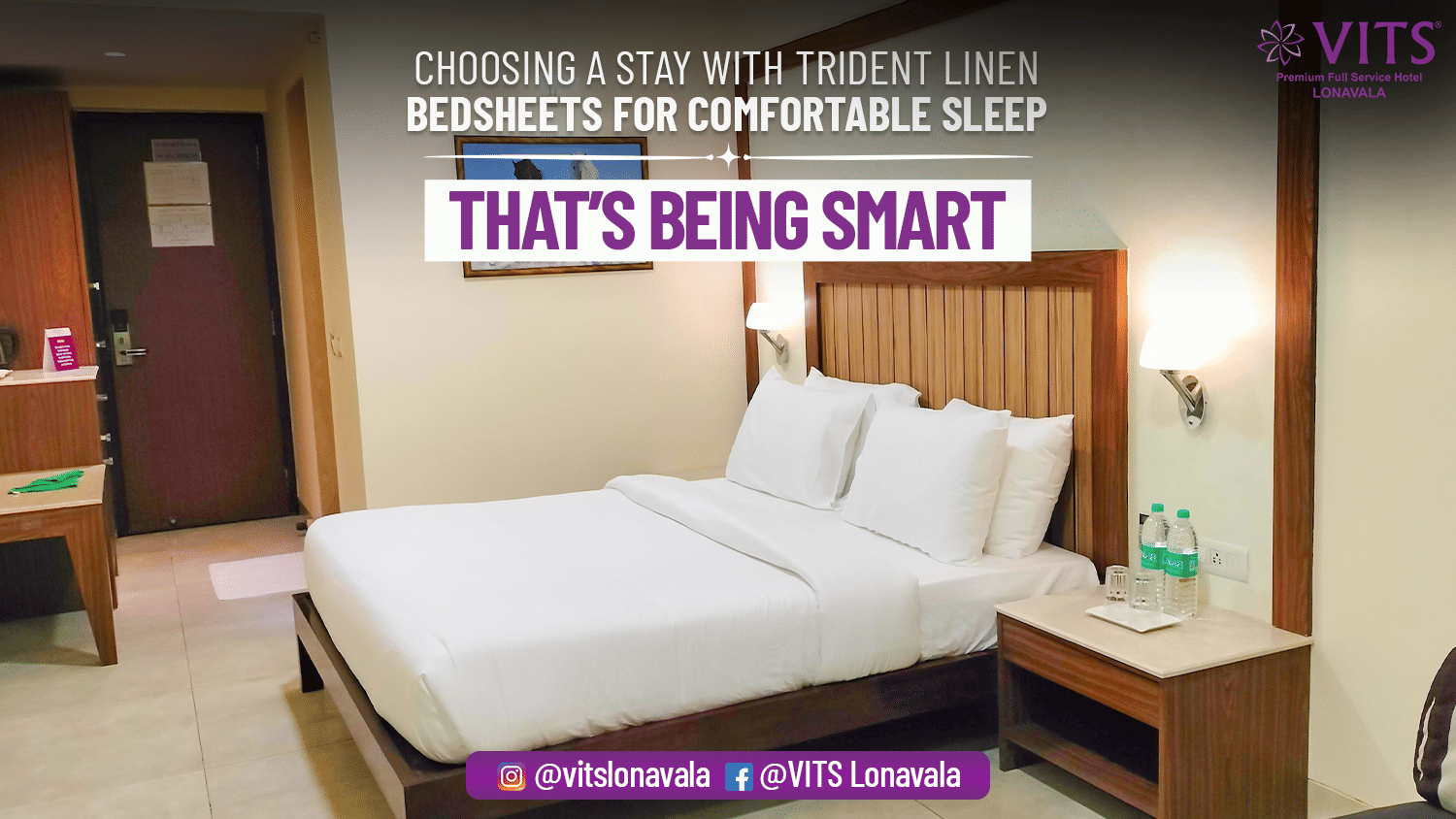 Spacious and beautifully designed room at VITS Lonavala offering a luxurious retreat surrounded by scenic green hills and a calm atmosphere ideal for leisure and family stays.