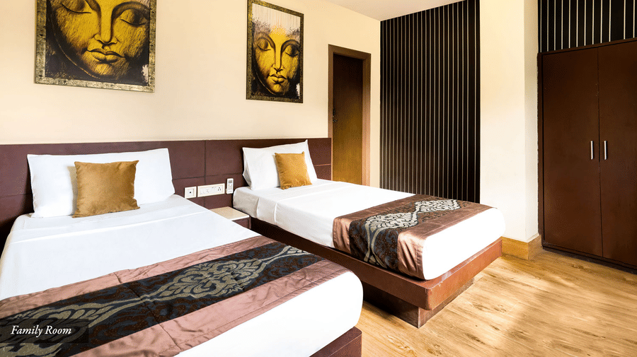 Family accommodation at Mount Embassy Hotel Siliguri