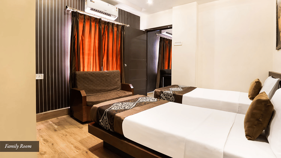 Family Room interior at Mount Embassy Hotel Siliguri