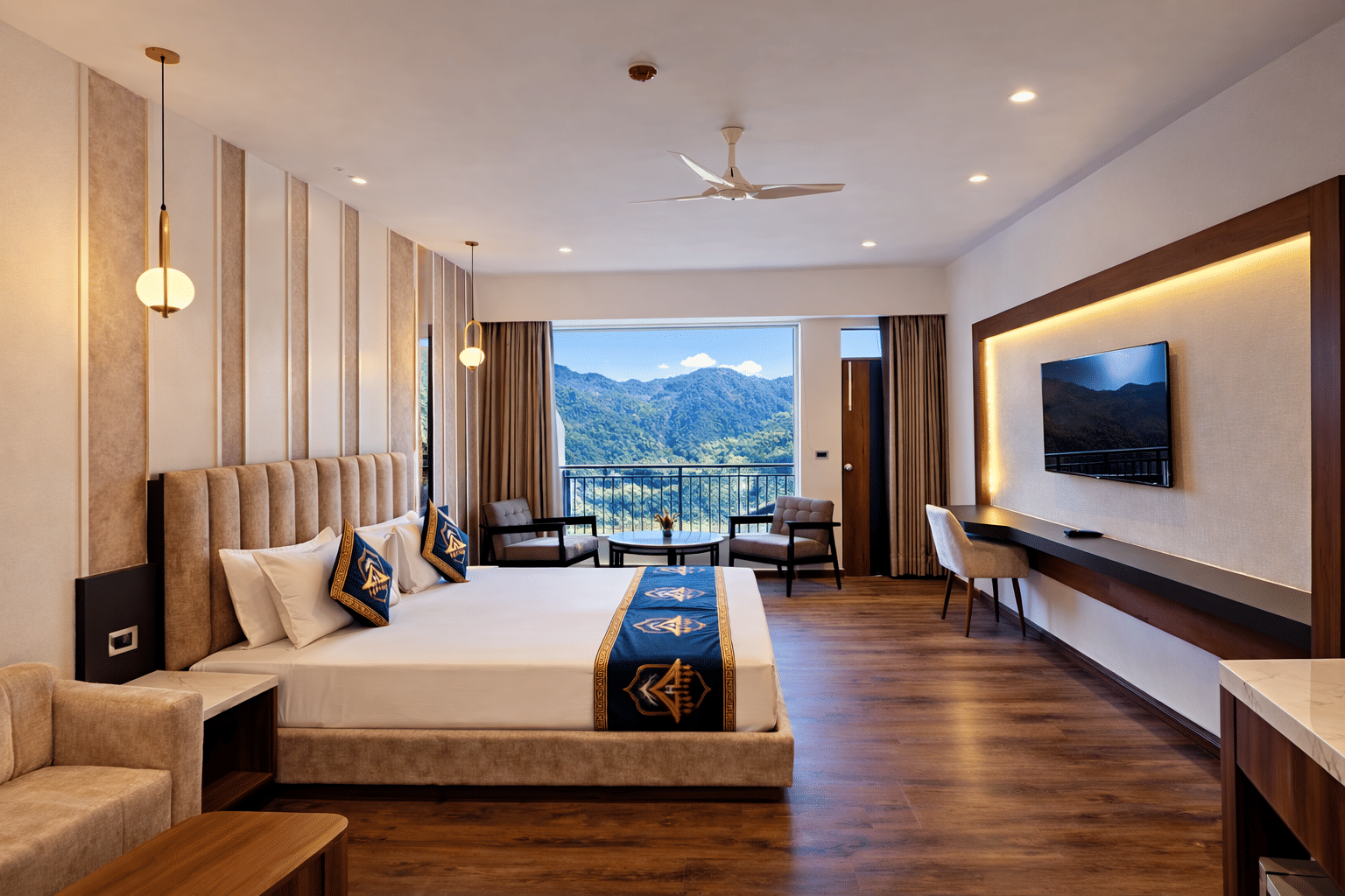 Premium mountain-view room at Kavin The Chail Resort, Chail