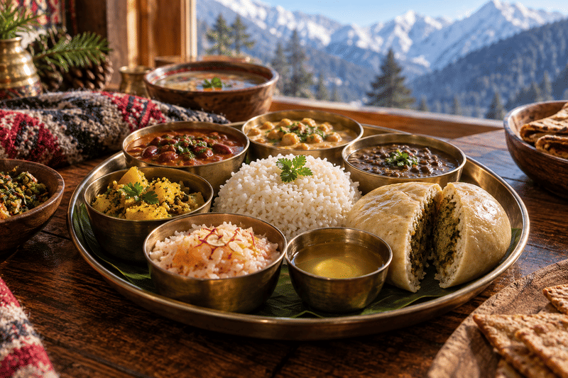 Regional tasting menu prepared in-house at a Kavin Hotels property