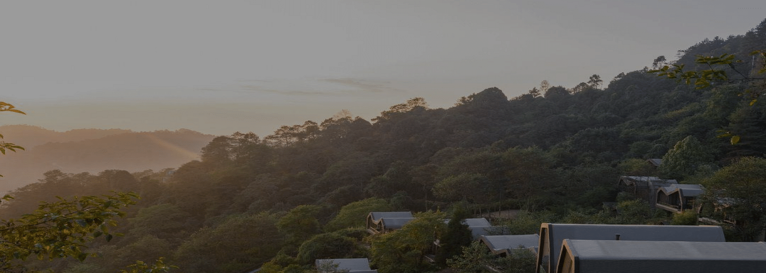 An image of a misty morning  of a small village | Kavya Resort and Spa, Nagarkot