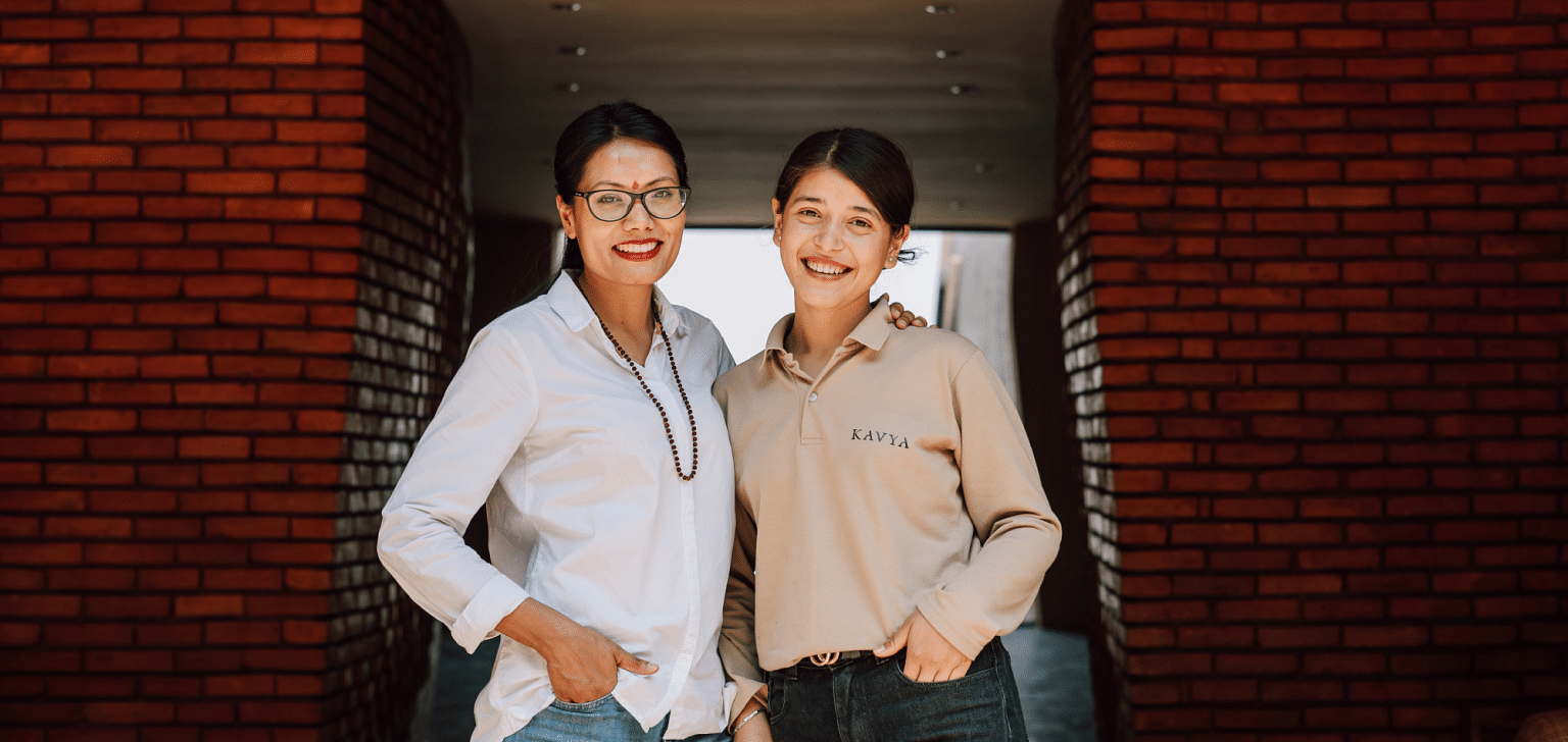 An image of two woman posing for the camera |  Kavya Resort and Spa, Nagarkot