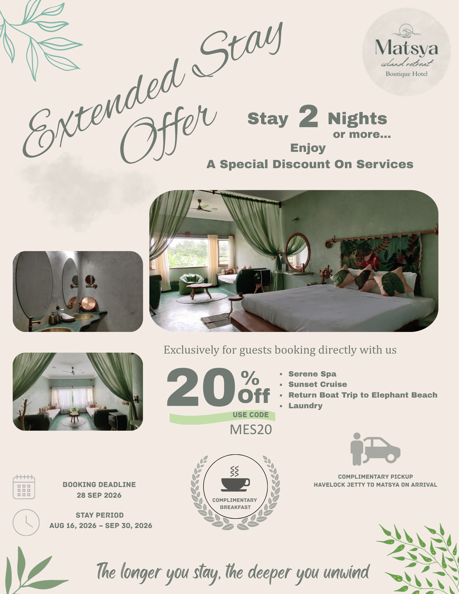 Matsya Island Retreat Special Offers