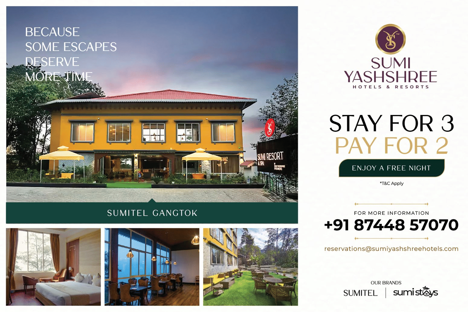 Sumitel Gangtok offer