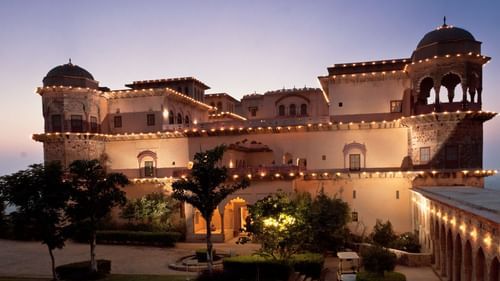 Facade view of Tijara Fort-Palace - 19th Century, Alwar.