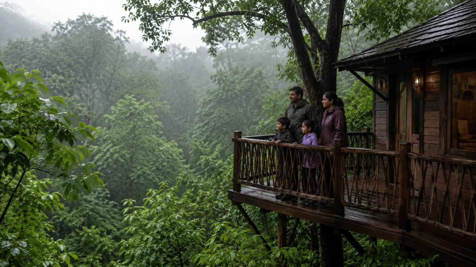 Sajan tree house stay near Mumbai Nature Trails Vikramgad monsoon