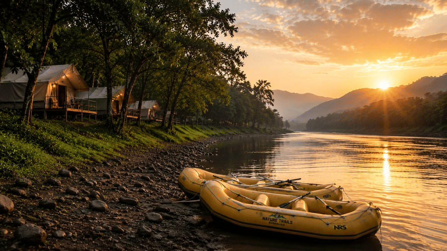 Stay Kolad river rafting riverside resort camp day trip Nature Trails Kundalika