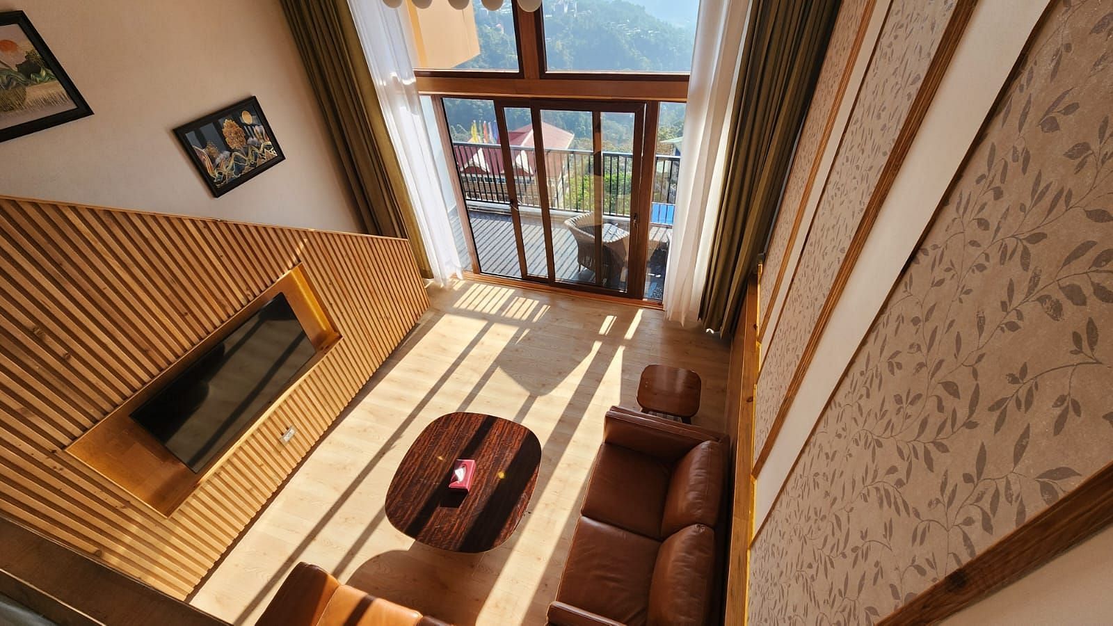 Family penthouse living room