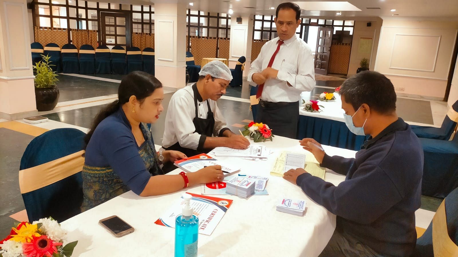 Blood donation camp organised at Swosti Resorts