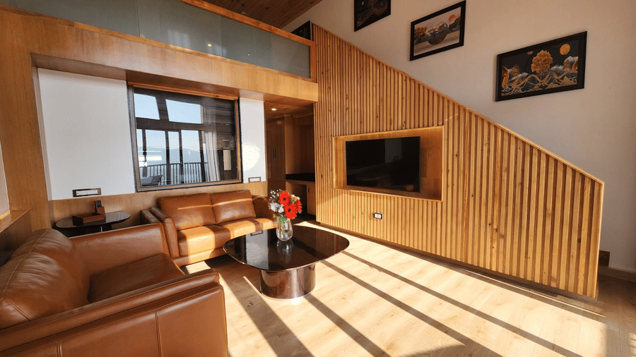 Family penthouse view with jacuzzi