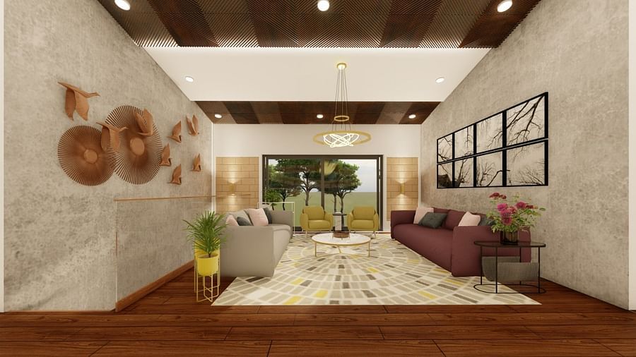 Lobby at Trishvam Symphony, Krishnagiri