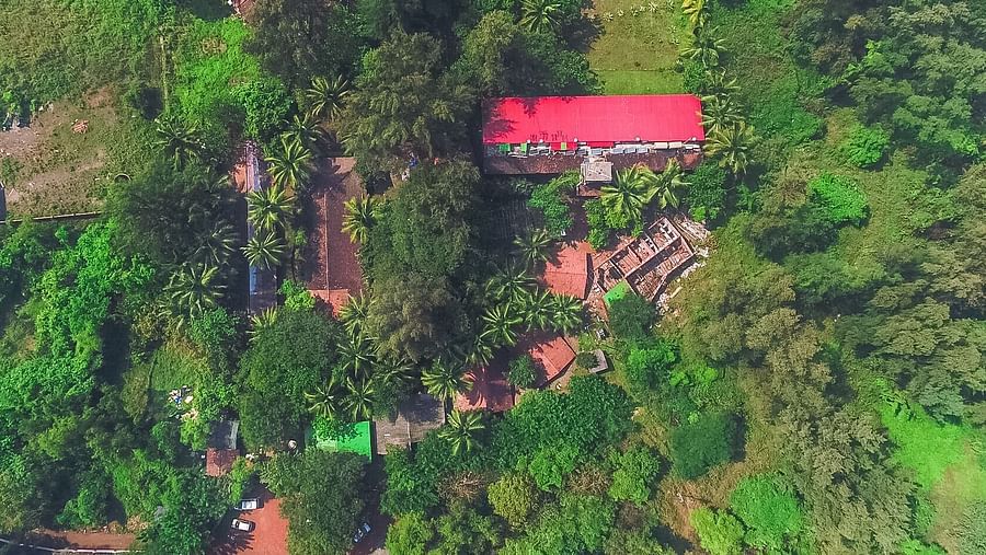 Lotus Eco beach resort, aerial view