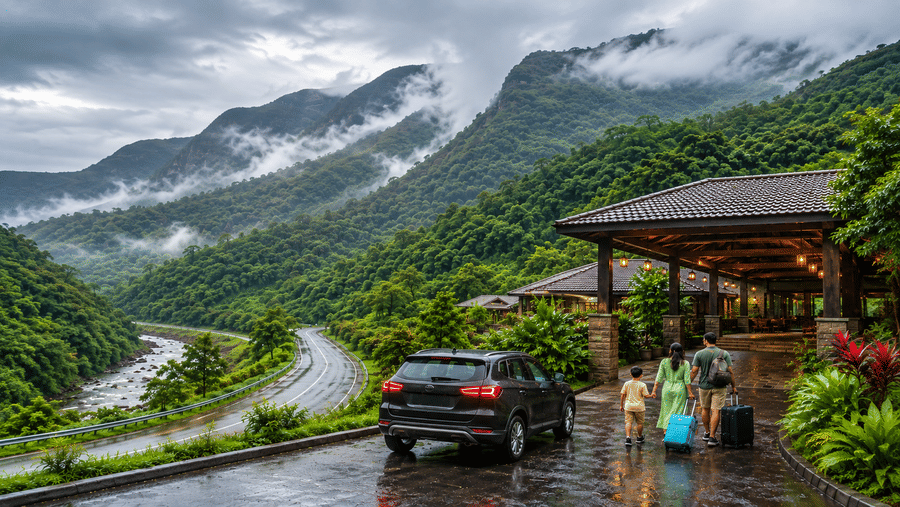 Mumbai to Kolad road trip during monsoon 