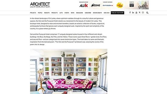 Architects and interiors of india