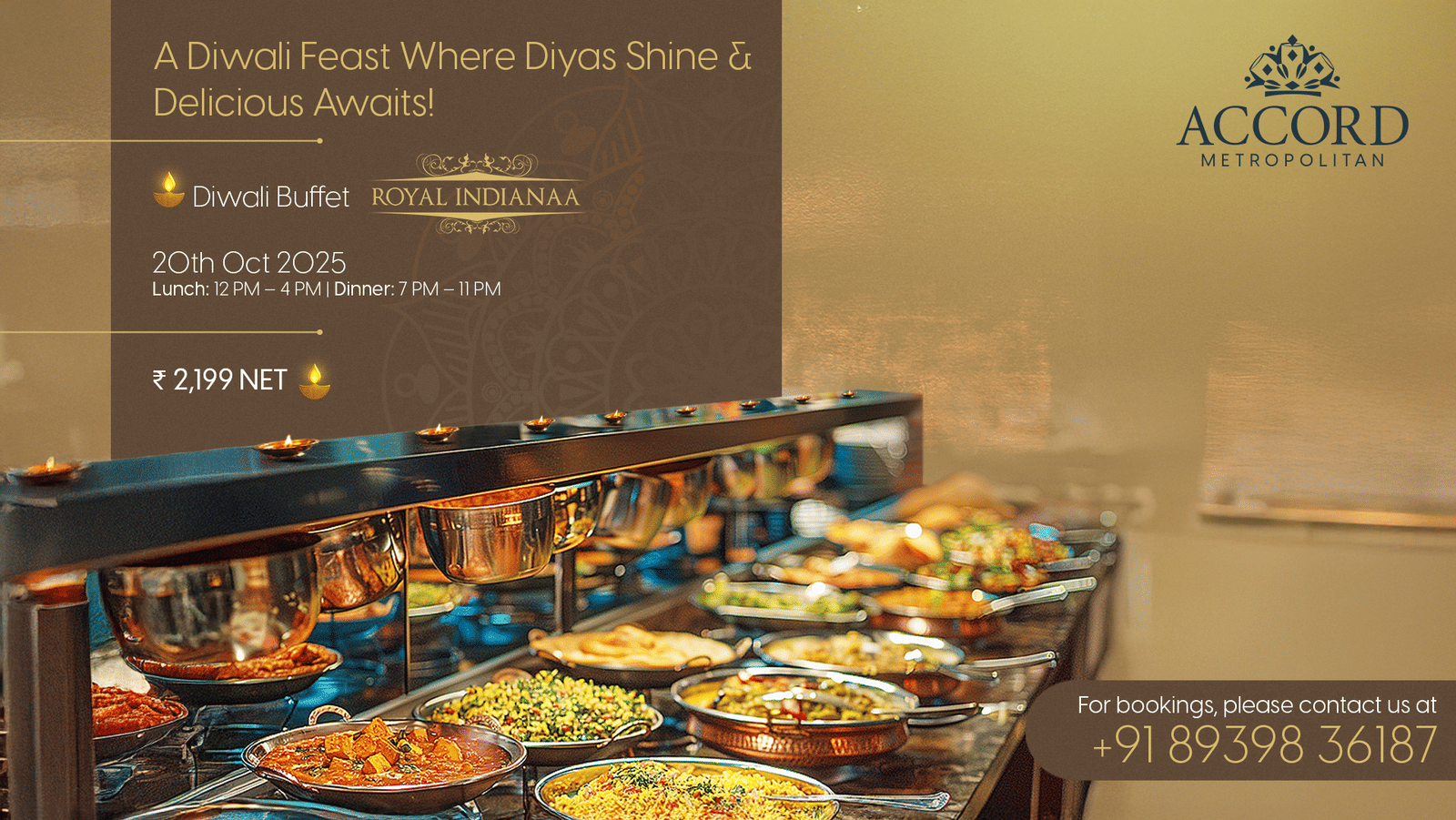 Accord Metro RI - Diwali Buffet (1920 x 1080)