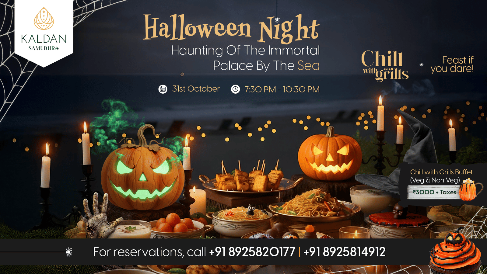 Kaldan Chill with Grills - Halloween Night (1920 x 1080)