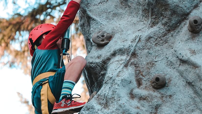 rock climbing