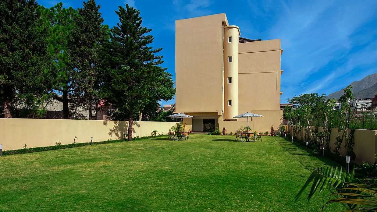 Facade at our hotel in Katra