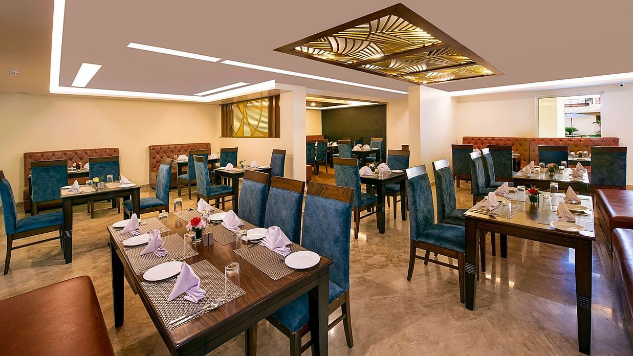 Restaurant at our hotel in Katra