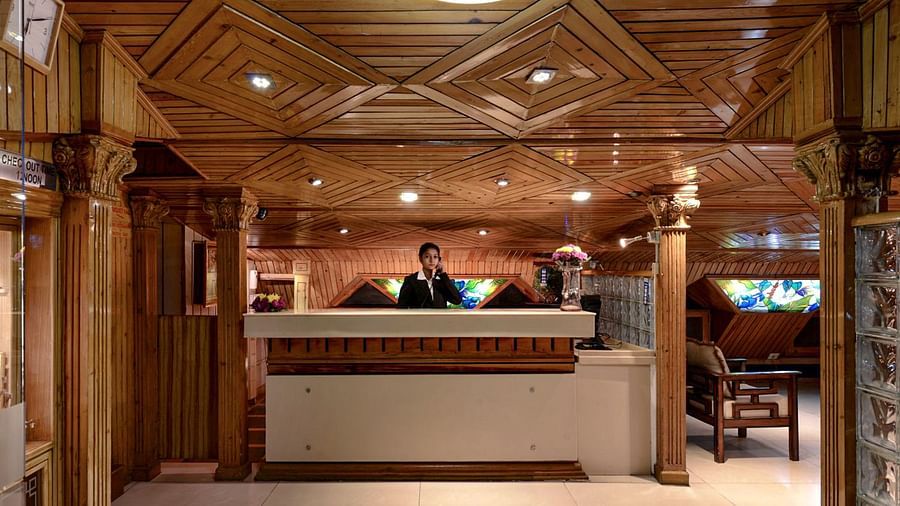 Reception  at our hotel in Shimla 01