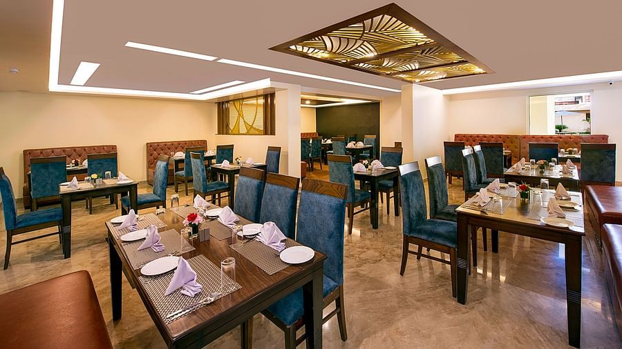 Restaurant at our hotel in Katra