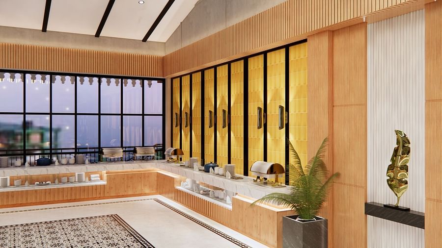Modern reception of Polo Cherrapunjee Resort