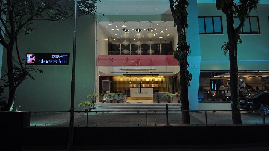 Facade at our hotel in Pune01