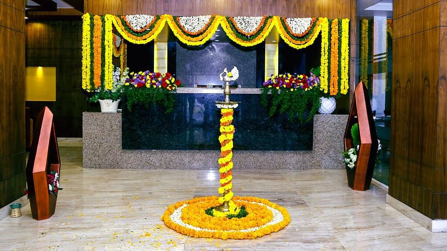 Reception at our hotel in Kurnool03