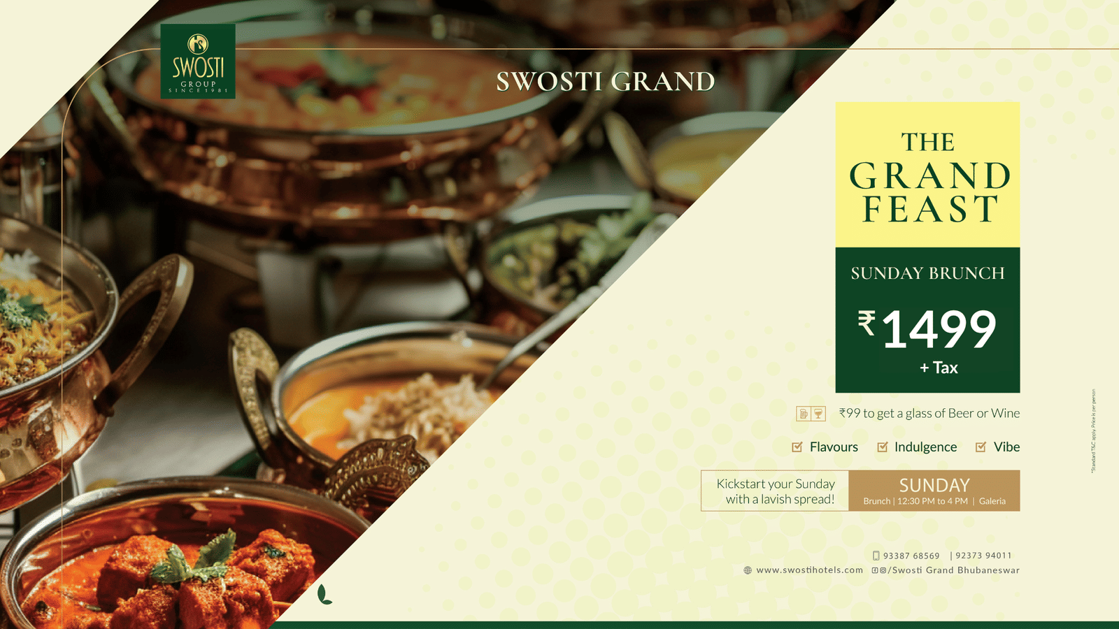 Unlimited Sunday Brunch Buffet