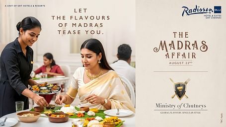 Traditional South Indian family dining experience at Radisson Blu, showcasing The Madras Affair food festival.