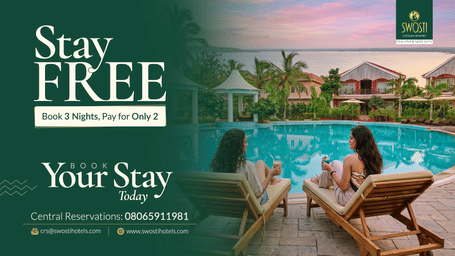 Stay FREE - One Night Chilika Resort Package
