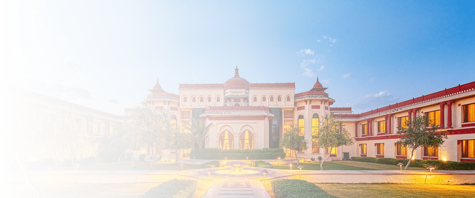 Courtyard of The Ummed Jodhpur, Palace Resort & Spa