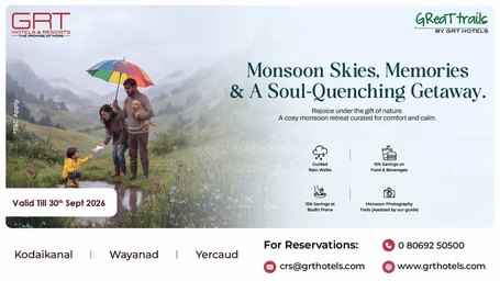 The GReaT Monsoon Escapes at GReaT Trails featuring guided rain walks, photography trails and seasonal experiences