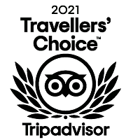 Trip advisor traveller's choice logo in black.