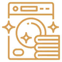 This icon indicates in-house laundry service is available.