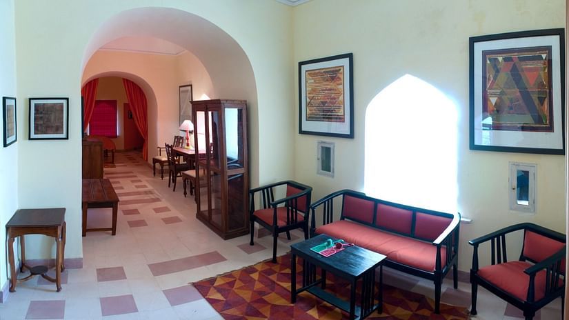 Tijara Fort-Palace - 19th Century_ Alwar Alwar Raza-Manish Mahal Facade_Tijara Fort Palace_Hotel In Rajasthan