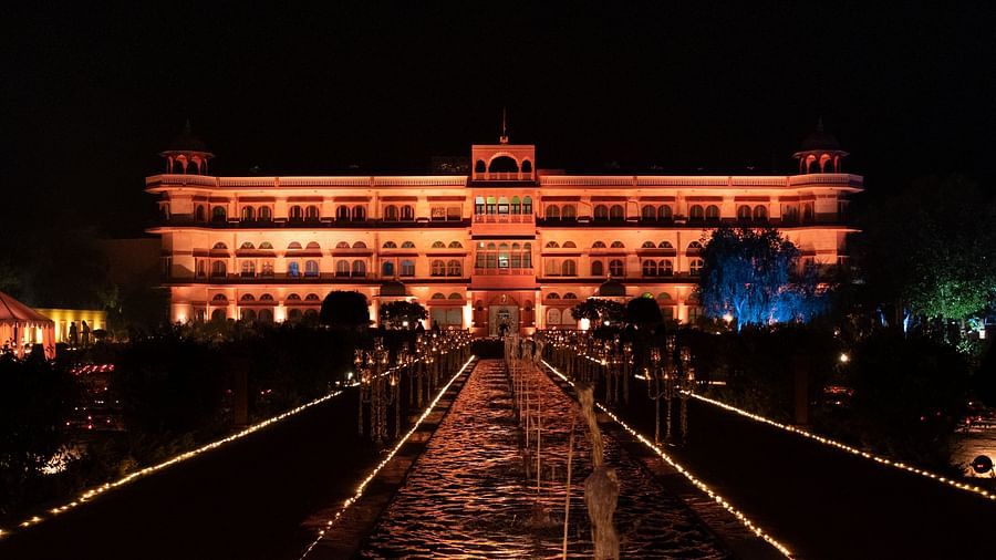 Night lighting - Umaid Palace